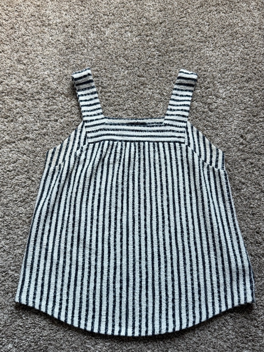 Sailor Navy Blue & White Striped Tank Top